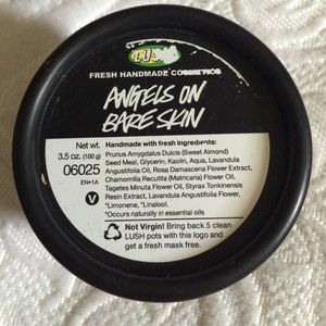 Lush Angels on bare skin barley used