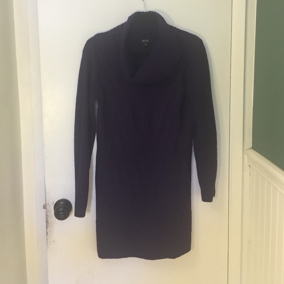 Purple Sweater Dress