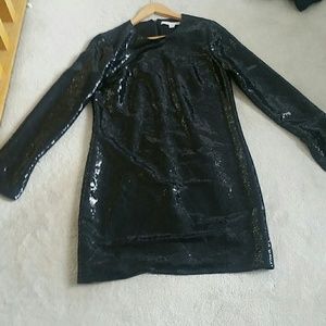 Diane vonFurstenburg sequin blue dress