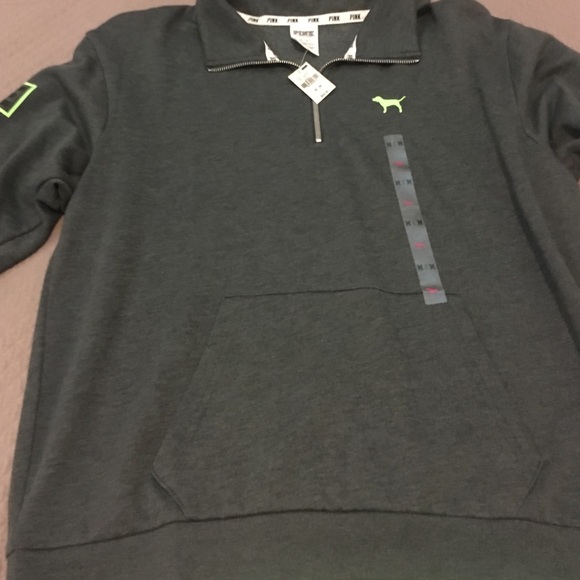 Pink half zip