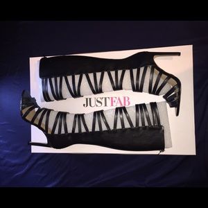 Brand New Justfab Carinne Gladiator heels