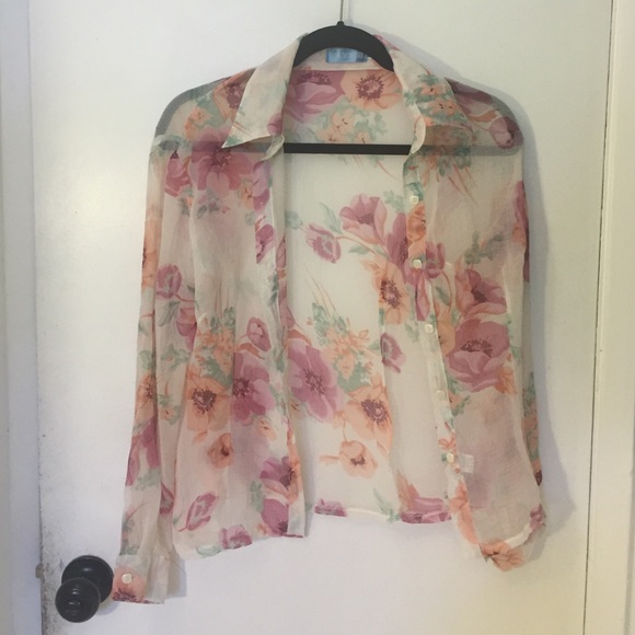 Cute sheer top