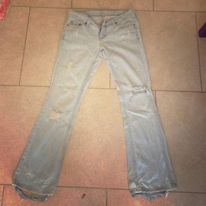 Destroyed American Eagle jeans