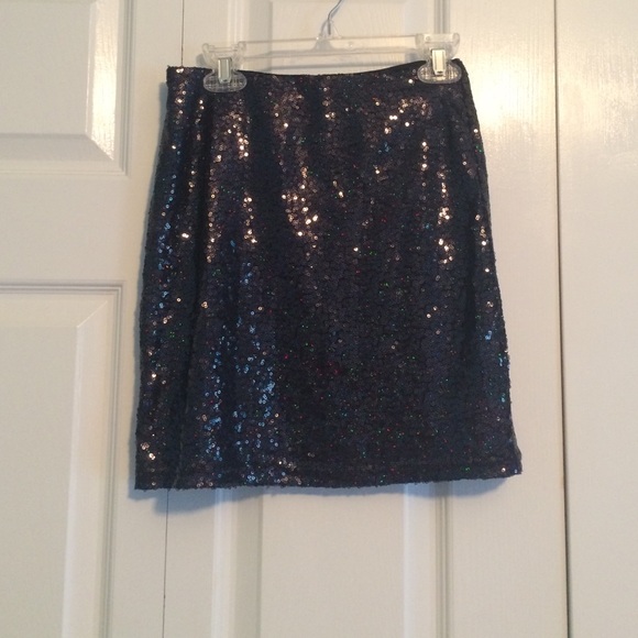 Sequin mini skirt