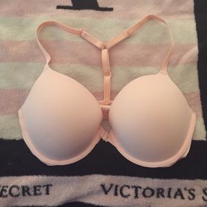 PINK tback push up bra