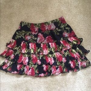 Abercrombie and Fitch Floral Skirt