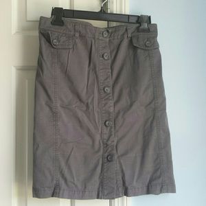 Slate gray skirt