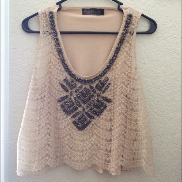 Forever21 Lace Crop Top