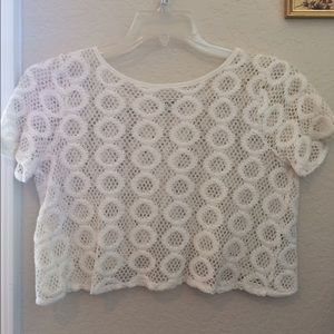 Forever21 Lace Crop Top