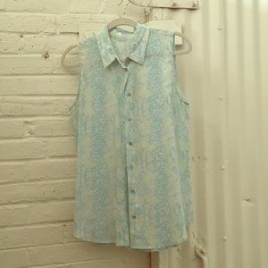 Equipment signature print silk shirt