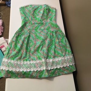 Strapless Lilly Pulitzer dress