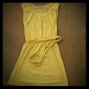 Ann Taylor Loft Yellow Dress sz S