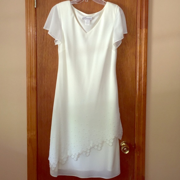 Offwhite Dressbarn Bridal Party dress