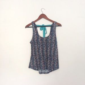 Blue Printed Tank
