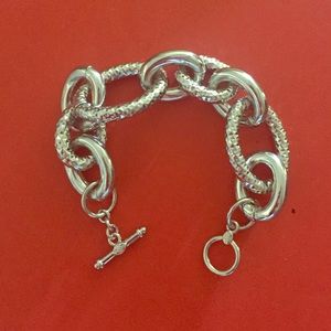 Stella & Dot Chain Link Charm Bracelet