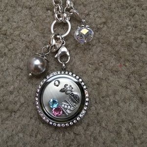 Origami owl necklace