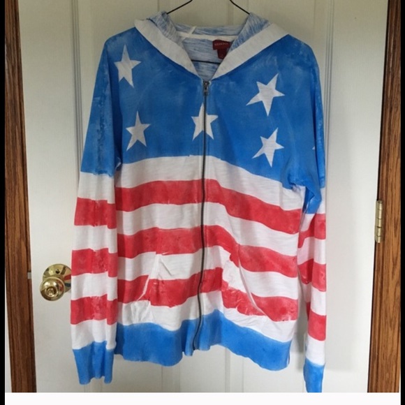American Flag Sweatshirt