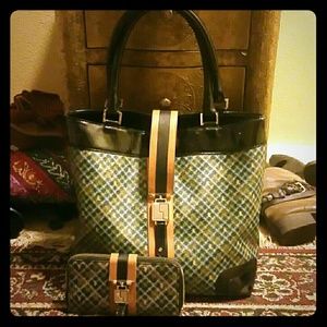 L.A.M.B. tote bag with wallet