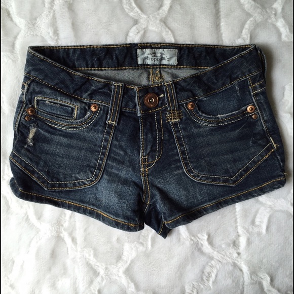 Denim shorts