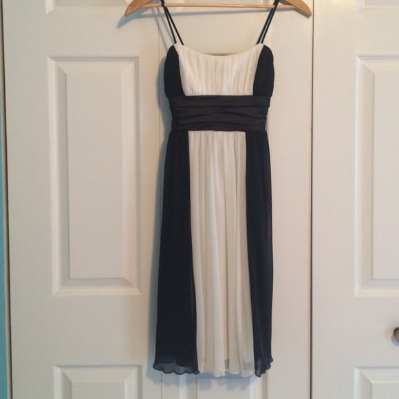 Black and white dress