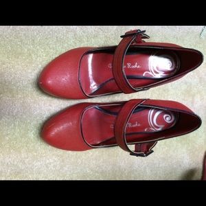 NWOT Super Cute Red Shoes!