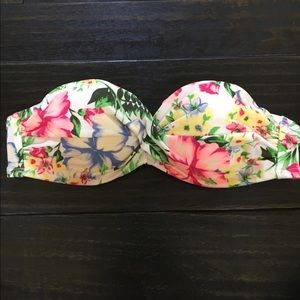 Strapless Victoria Secret Push Up Bathing Suit Top