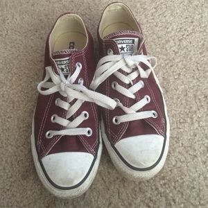Maroon Converse