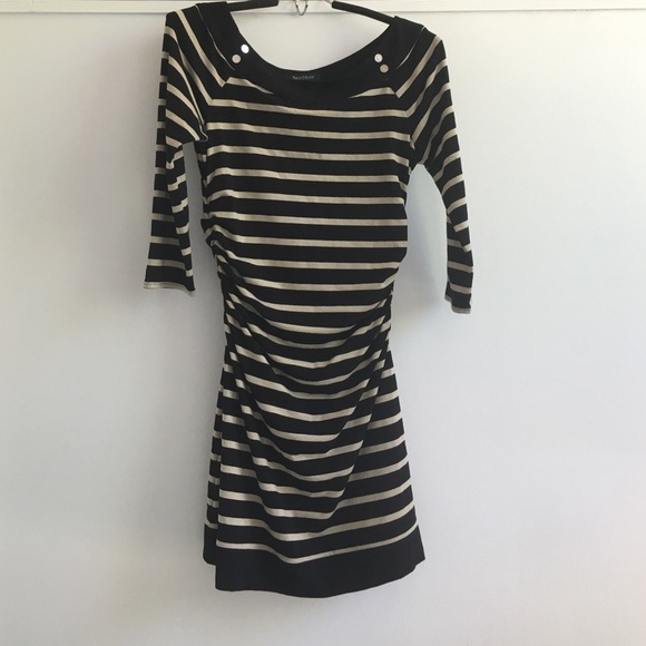 Black and Gold Dress