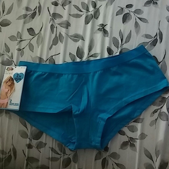 Blue boyleg underwear