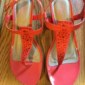 Orange Sandals