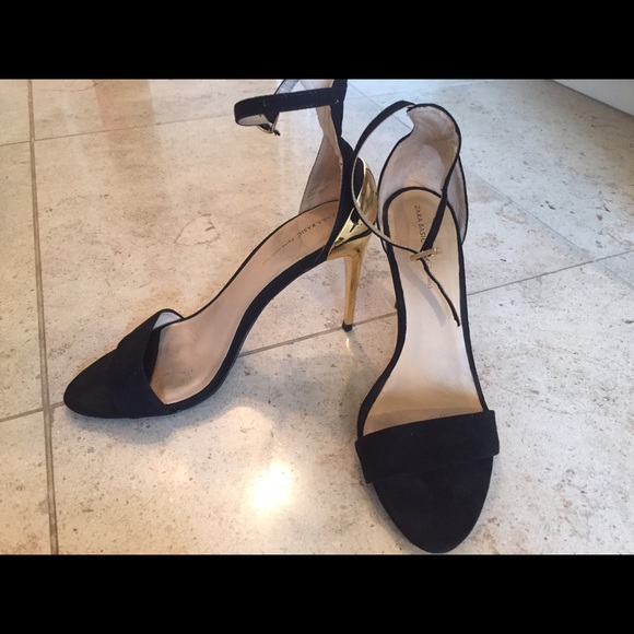 Zara black heels