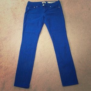 Cobalt Blue Skinny Jeans