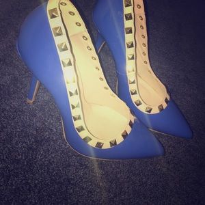 Pointed-Toe Heels w/ Studs