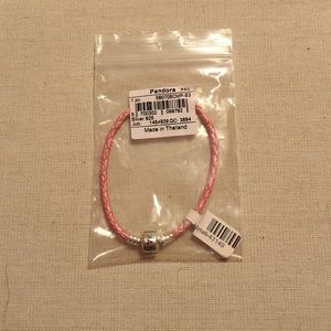 Never opened pink pandora bracelet