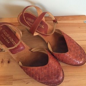 Vintage Shoes - Vintage Brazilian wedge sandals Vintage Shoes - Vintage Brazilian wedge sandals