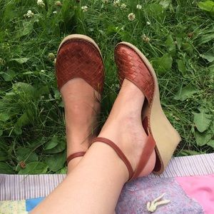 Vintage Shoes - Vintage Brazilian wedge sandals Vintage Shoes - Vintage Brazilian wedge sandals