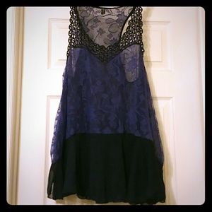 Free people shirt or super mini dress