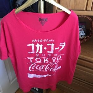❤️Cute Coca Cola Hi-lo crop top❤️