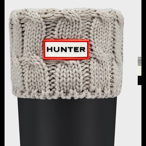 🇺🇸SALE $20🇺🇸 HUNTER Cable Boot Socks (Navy)