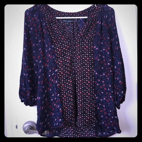 Cynthia Rowley Top long sleeves