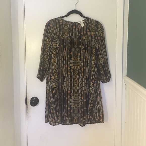 Tribal baby doll dress!
