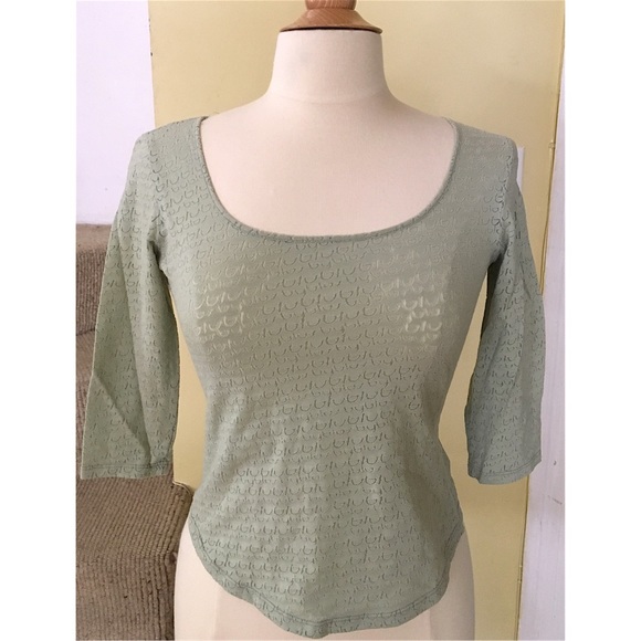 Byblos Blu cotton logo top. - Picture 1 of 3