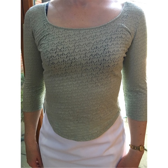 Byblos Blu cotton logo top. - Picture 3 of 3