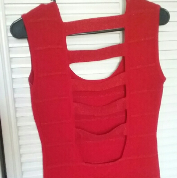 🎉❤CUTE LITTLE RED DRESS❤🎉 - Picture 3 of 5