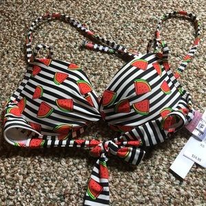 New push up swim top