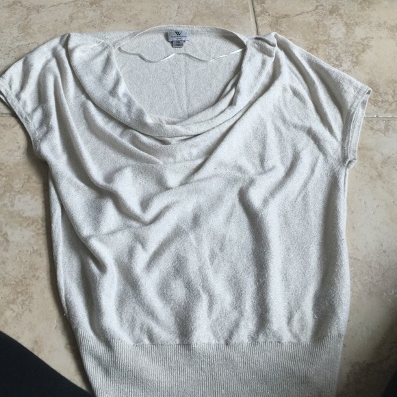 Worthington shimmering white top