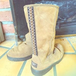 Ugg sheepskin boot ultra tall pure wool lining