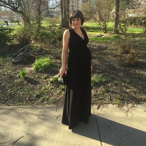 Maternity evening dress