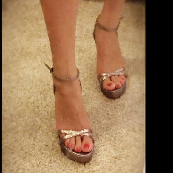 Stuart weitzman glitter sandals - Picture 4 of 4