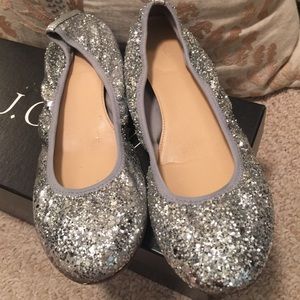 J.Crew Sparkle Flats